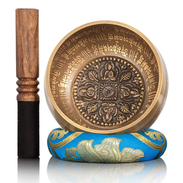 Bol Tibétain 12cm Chakra pour Méditation et Yoga - Bienfaits Spirituels et Relaxation - Image 2