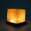 Lampe en Cristal de Sel Himalaya - Lumière d'Ambiance Rechargeable - Pierre de Sel Naturelle - Décoration Zen pour Chambre & Bureau - Image 3