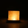 Lampe en Cristal de Sel Himalaya - Lumière d'Ambiance Rechargeable - Pierre de Sel Naturelle - Décoration Zen pour Chambre & Bureau - Image 2