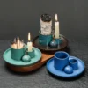 Brûleur Céramique Multifonction 3 en 1 – Porte-Encens, Brûleur Palo Santo, Support de Bougie pour Décoration Maison - Image 3