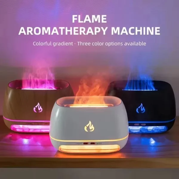 Diffuseur d'Huiles Essentielles 3D avec Pierre de Sel Himalayen - Humidificateur d'Air & Lampe LED Multicolore - Aromathérapie & Purification