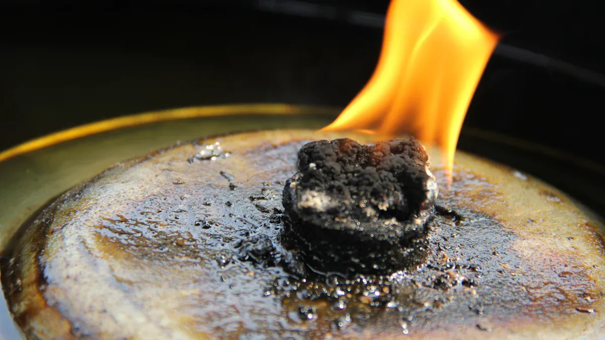Composition du charbon pour encens